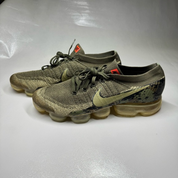 Nike Other - Nike AH8447-201 Air VaporMax Flyknit Olive Green Sneakers Men's Size 11.5